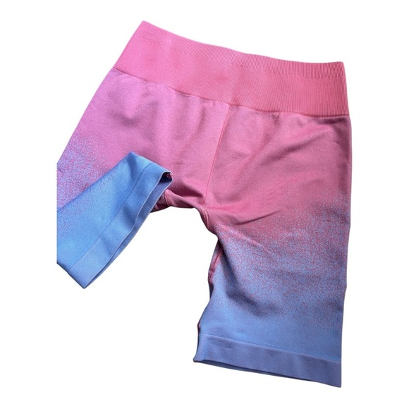 Gymshark Adapt Ombré Seamless Biker Cycling Shorts Women’s Size L Style B1A8Y - Picture 3 of 10